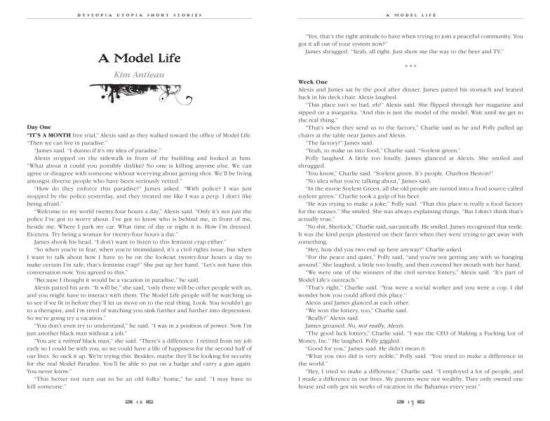 Dystopia & Utopia Short Stories (Gothic Fantasy)