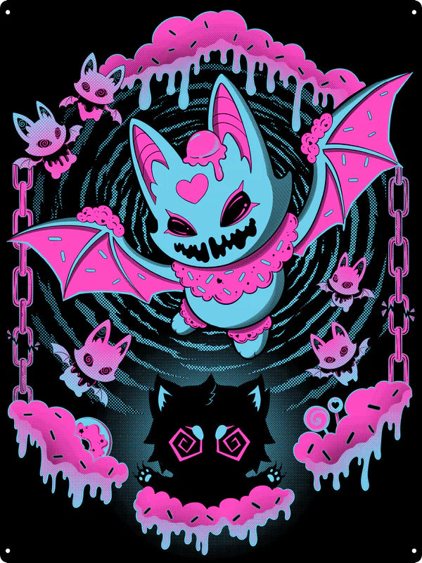 Sweet Monsters Tin Sign