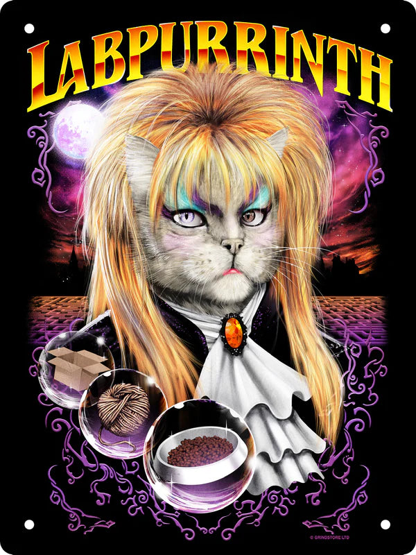 PREORDER Labpurrinth Tin Sign