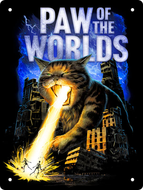 PREORDER Paw Of The Worlds Tin Sign