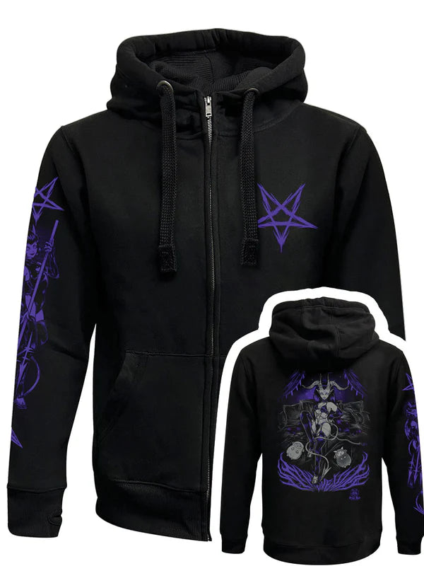 The Devil Zipped Hoodie