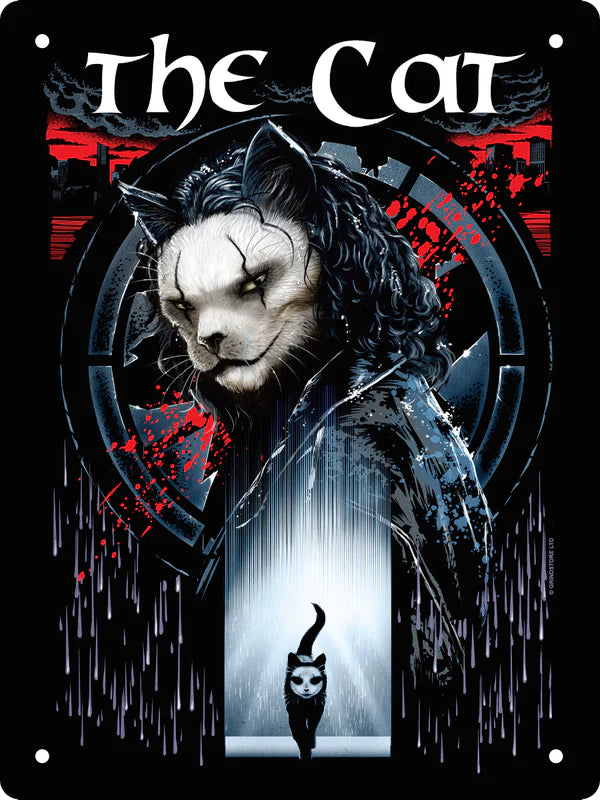 The Cat Tin Sign