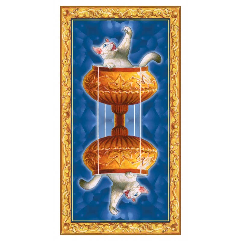 Tarot Of White Cats Cards Deck Lo Scarabeo