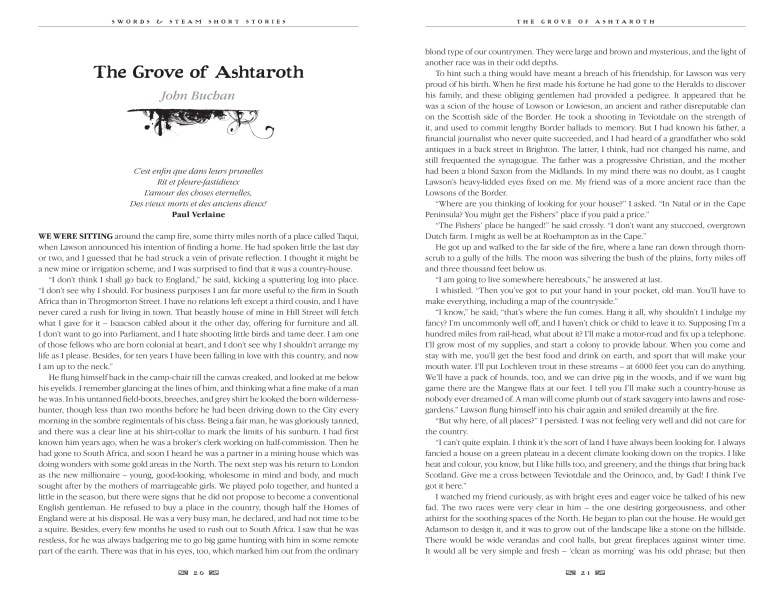 Swords & Steam Short Stories (Gothic Fantasy)