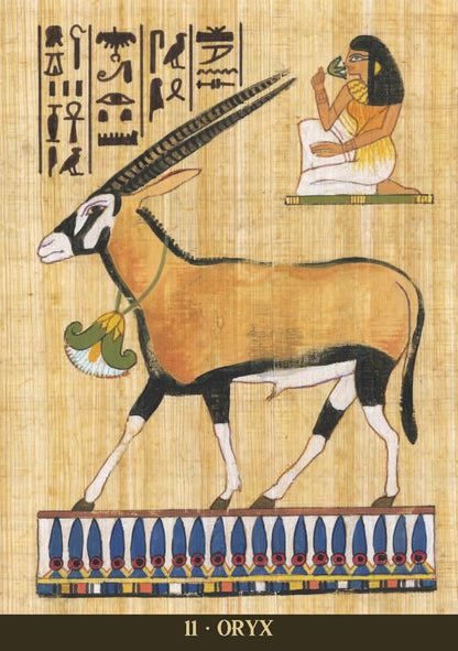 Egyptian Sacred Animals Oracle Lo Scarabeo