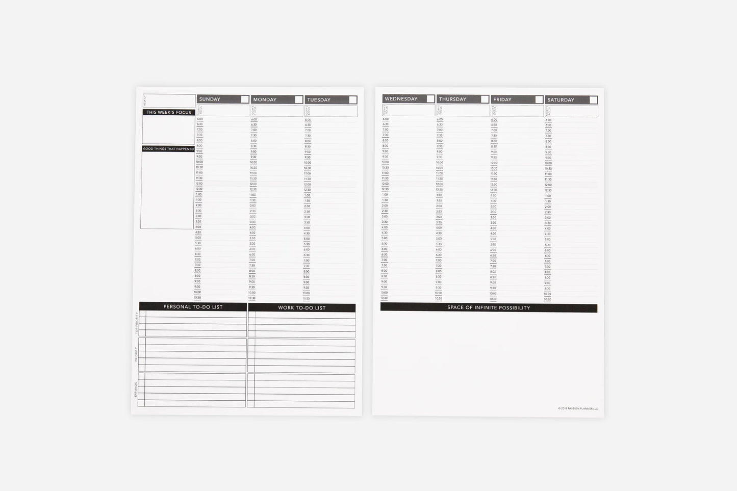 Weekly Undated Planner - Cosmic Charm