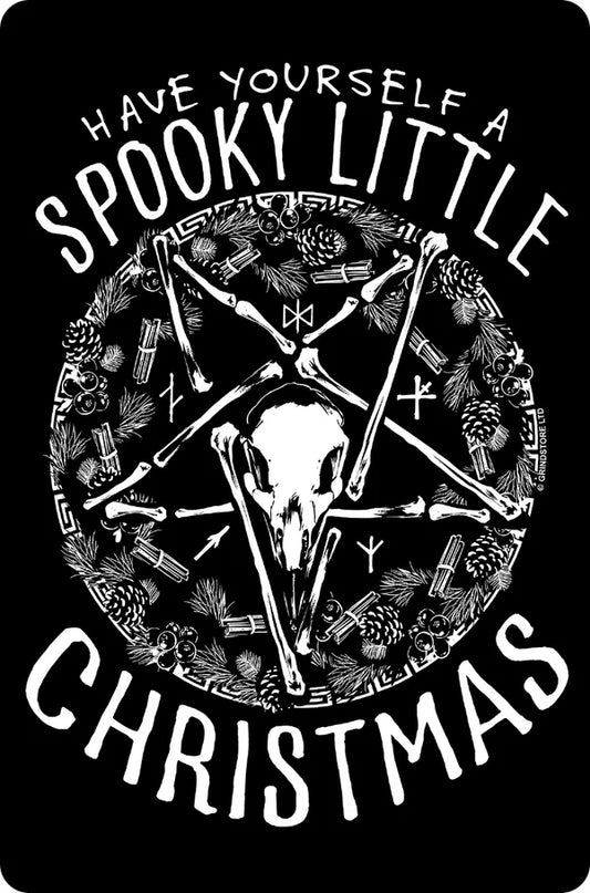 Spooky Little Christmas Tin Card