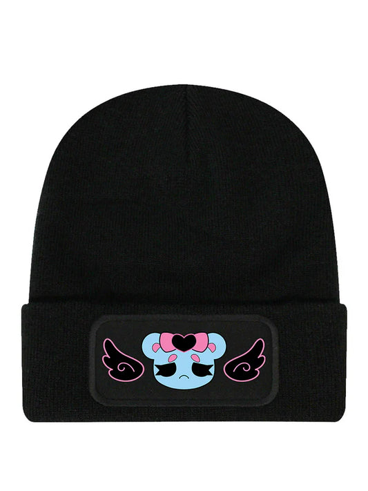 Sweet Cutie Black Beanie