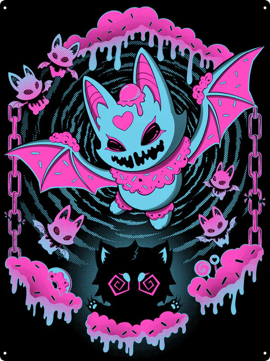Sweet Monsters Tin Sign