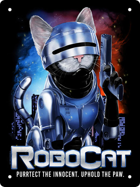 PREORDER RoboCat Tin Sign