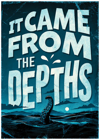 It Came From The Depths Poster