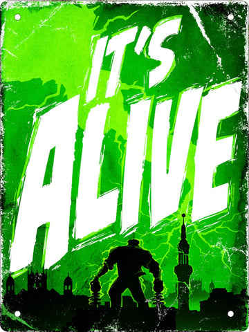 It's Alive Tin Sign