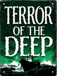 Terror of the Deep Tin Sign