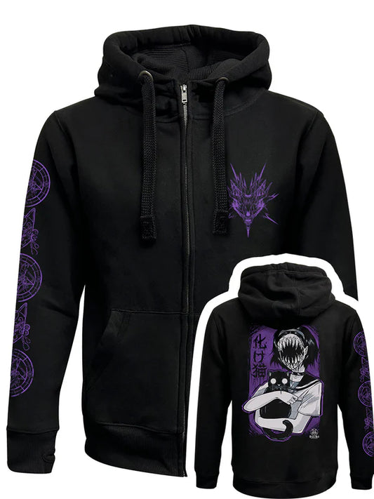 Bakeneko Zipped Hoodie