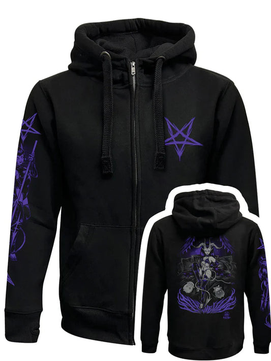The Devil Zipped Hoodie