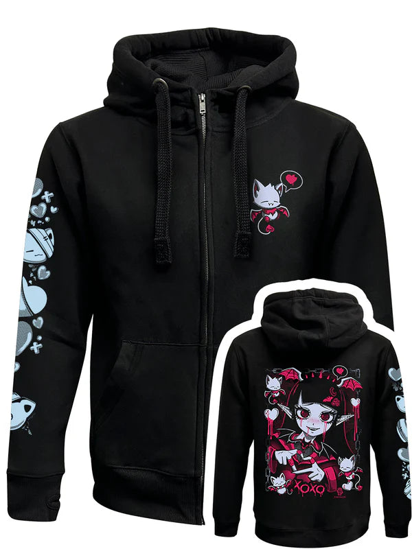 Bite Me Zipped Hoodie