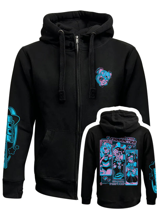Choose Your Character Zipped Hoodie
