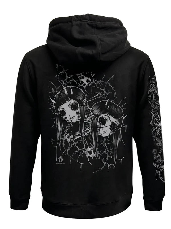 Split Zipped Hoodie