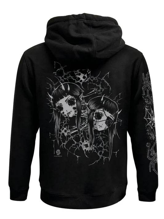 Split Zipped Hoodie