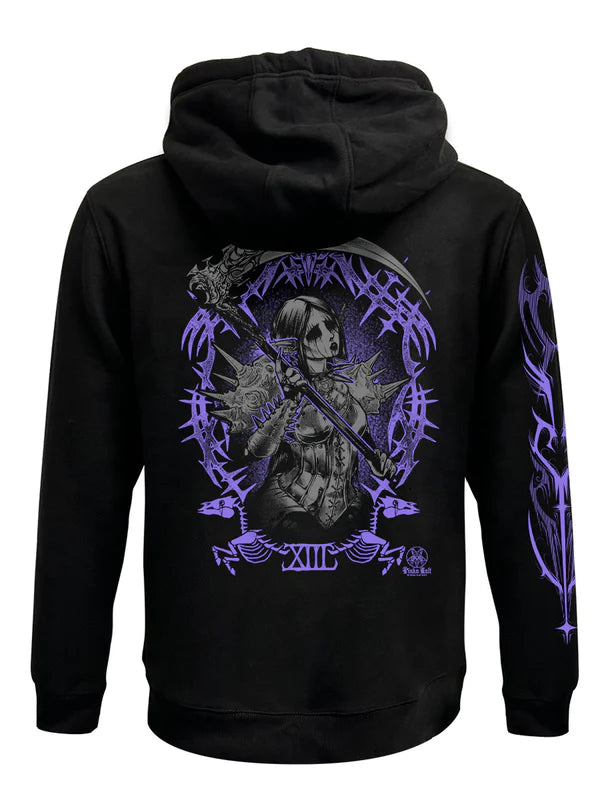 Death Zipped Hoodie