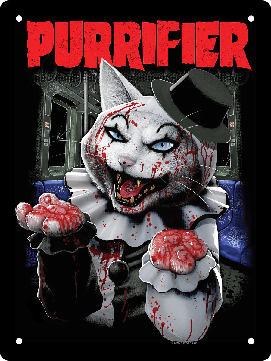 Purrifier Tin Sign