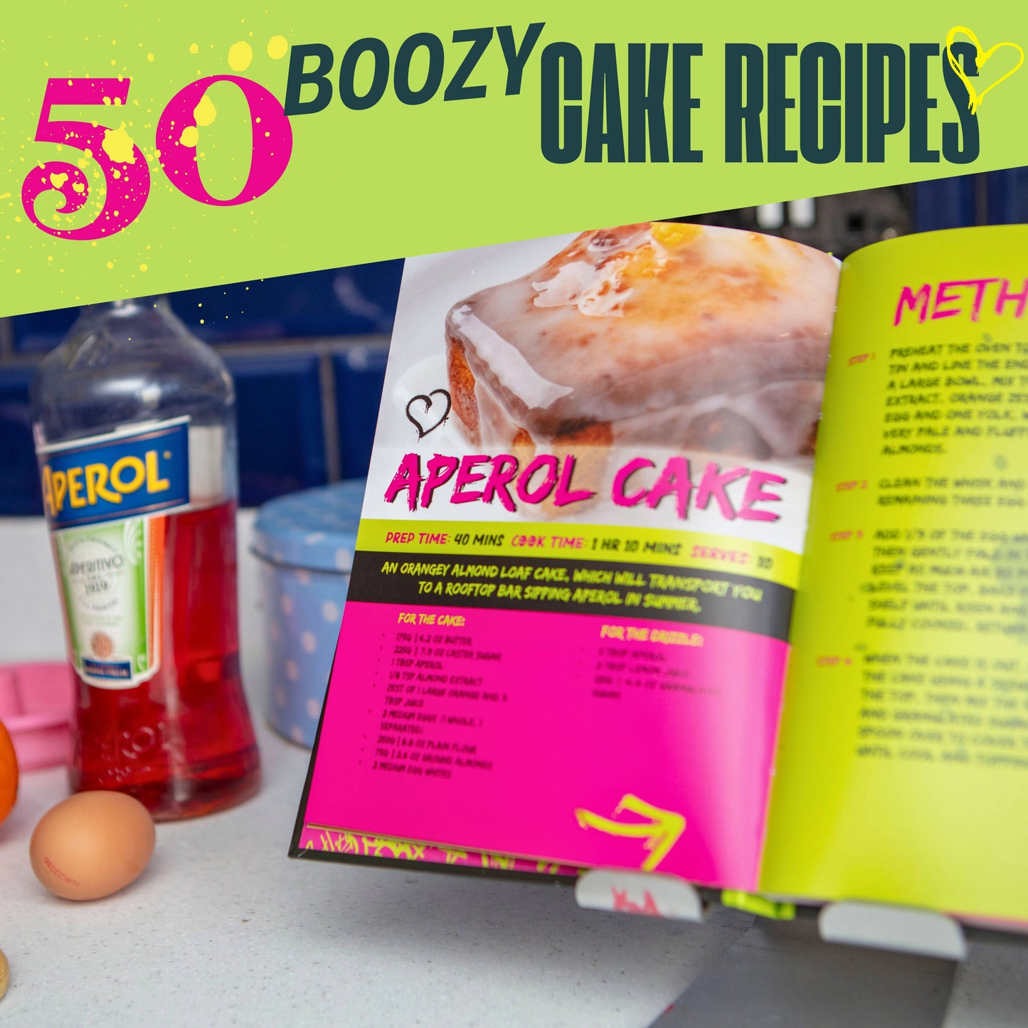 Let Them Eat Cake Recipe Gift Book: 50 Boozy Cakes