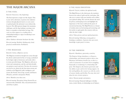 Classic Tarot Kit (Guidebook and 78 Card Tarot Deck)