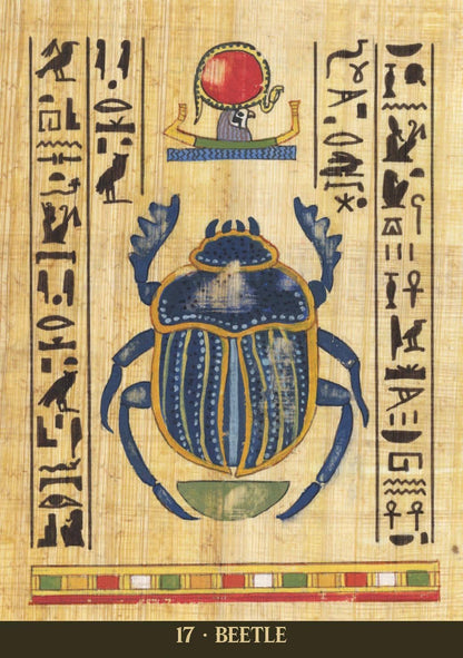 Egyptian Sacred Animals Oracle Lo Scarabeo