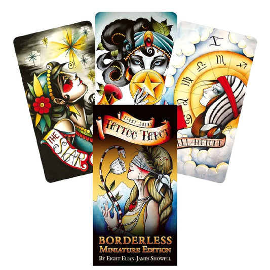 Eight Coins Tattoo Tarot Borderless Miniature Edition