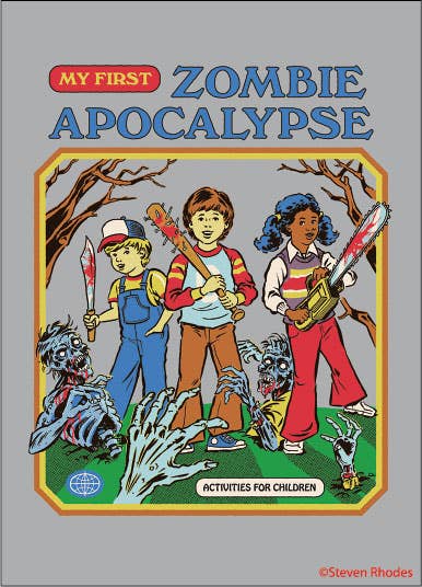 My first zombie Apocalypse MAGNET
