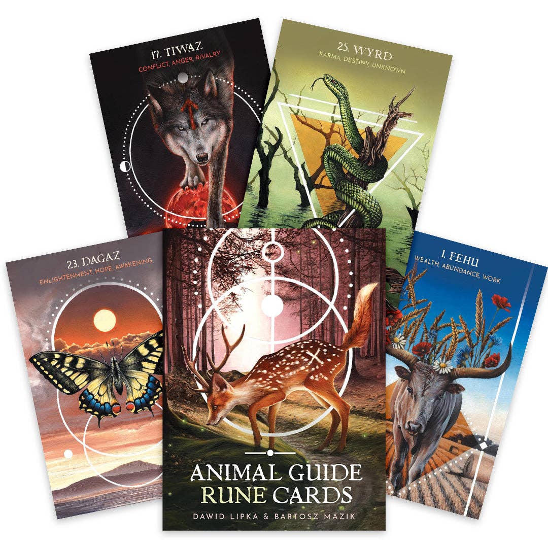 Animal Guide Rune Cards