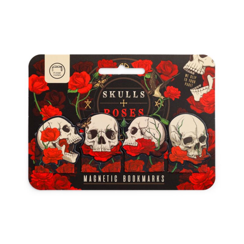 Skulls & Roses - Bookmark