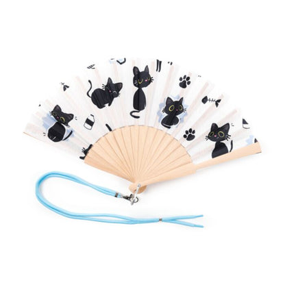 Lucky the Black Cat (white)
