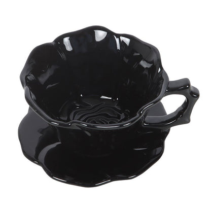 Black Rose TeaCup