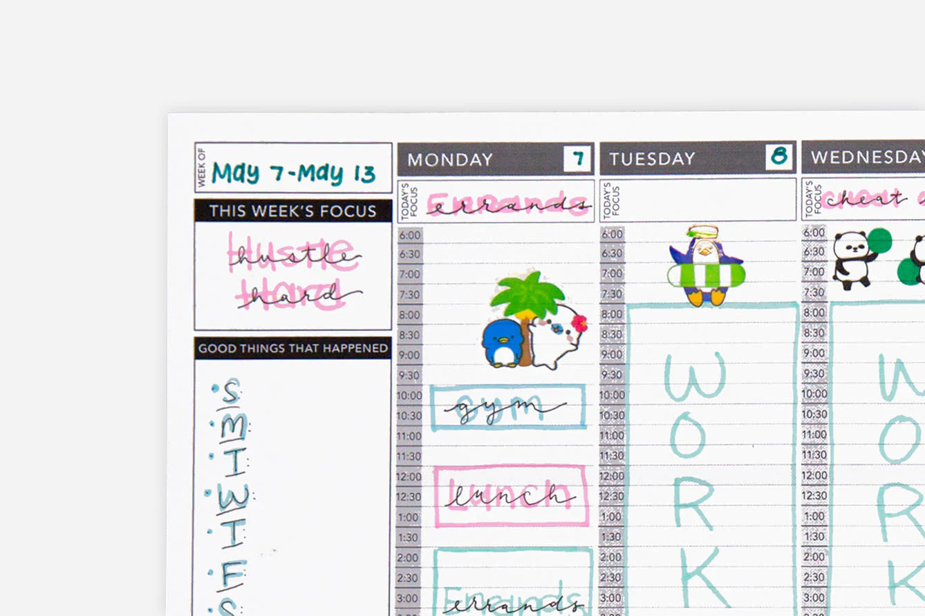 Weekly Undated Planner - Cosmic Charm