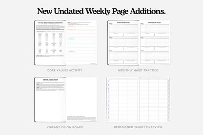 Weekly Undated Planner - Cosmic Charm