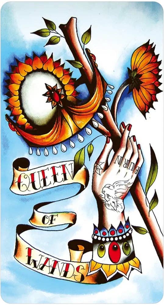 Eight Coins Tattoo Tarot Borderless Miniature Edition