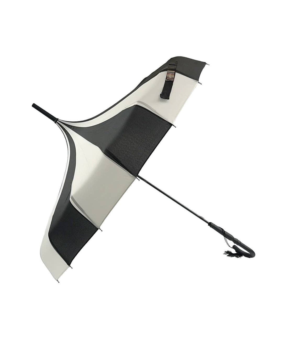 Pagoda Umbrella Črno-bela