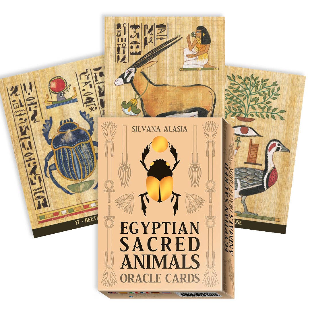 Egyptian Sacred Animals Oracle Lo Scarabeo