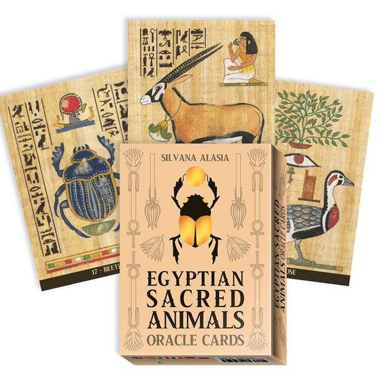 Egyptian Sacred Animals Oracle Lo Scarabeo