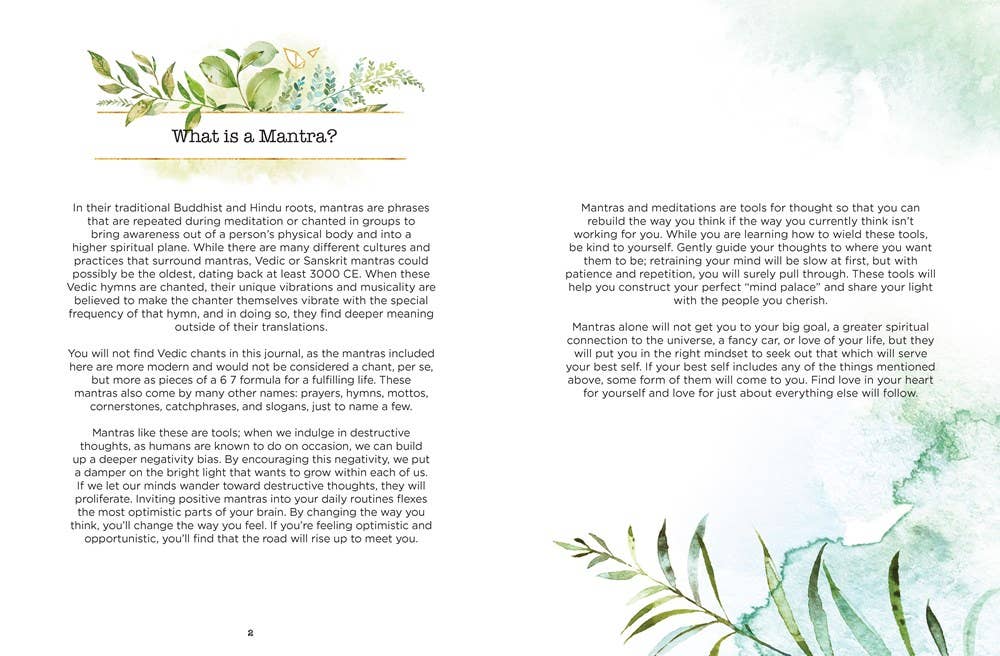 Find Your Mantra Journal