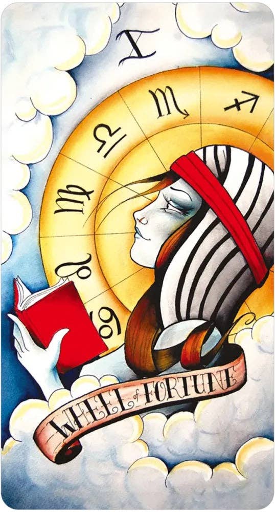 Eight Coins Tattoo Tarot Borderless Miniature Edition