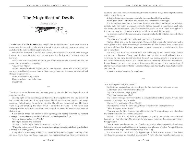 Chilling Horror Stories (Gothic Fantasy)