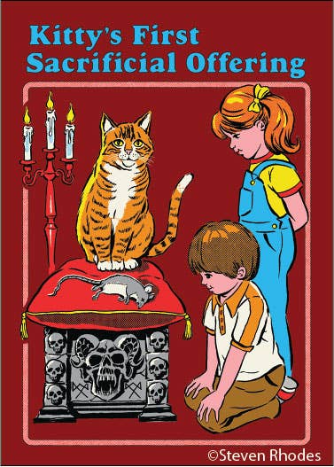 Kitty's first sacrificial offering MAGNET