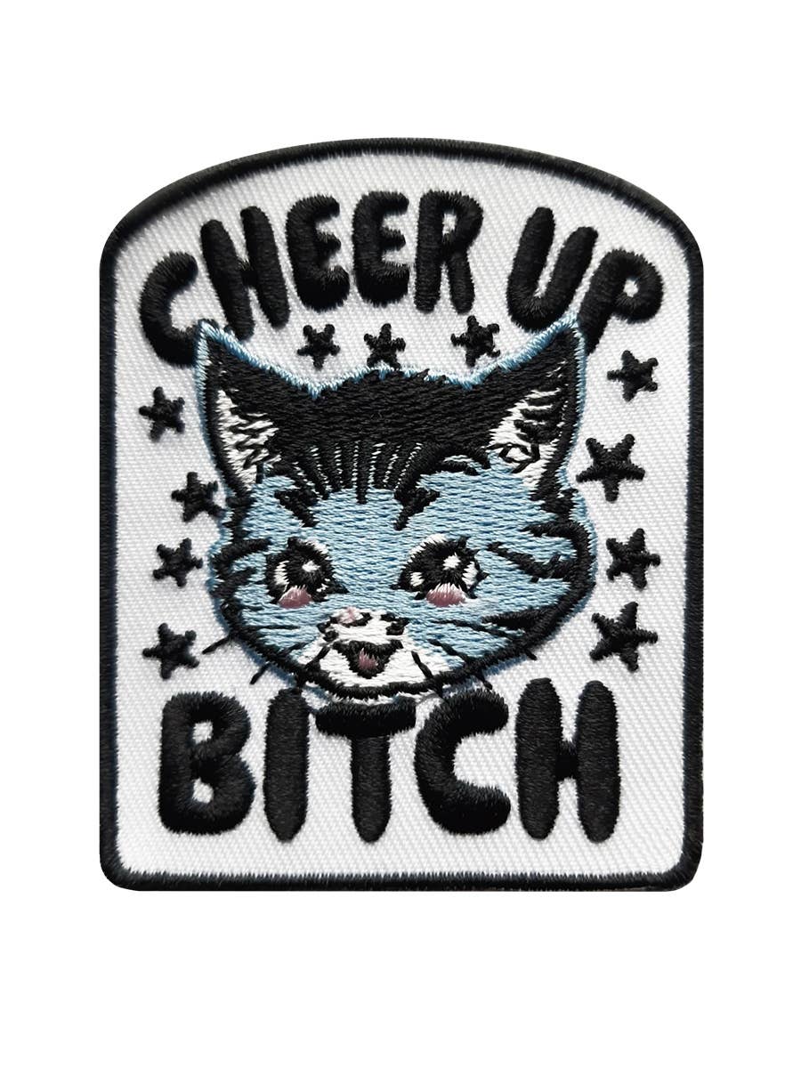 Kitsch Kitten Cheer Up Bitch Patch